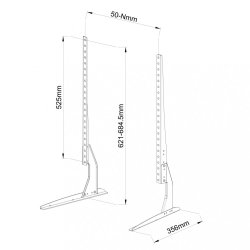ART TV stativ/ben 23-75 ''40kg SD-20