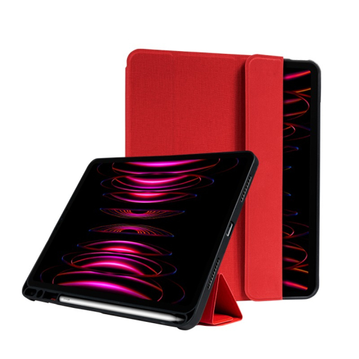 Case FlexFolio iPad Pro 11 (2022-2021)/iPad Air 11 (2024)/iPad Air 10.9 (5-4 gen.) med Apple Pencil-funktion r�d