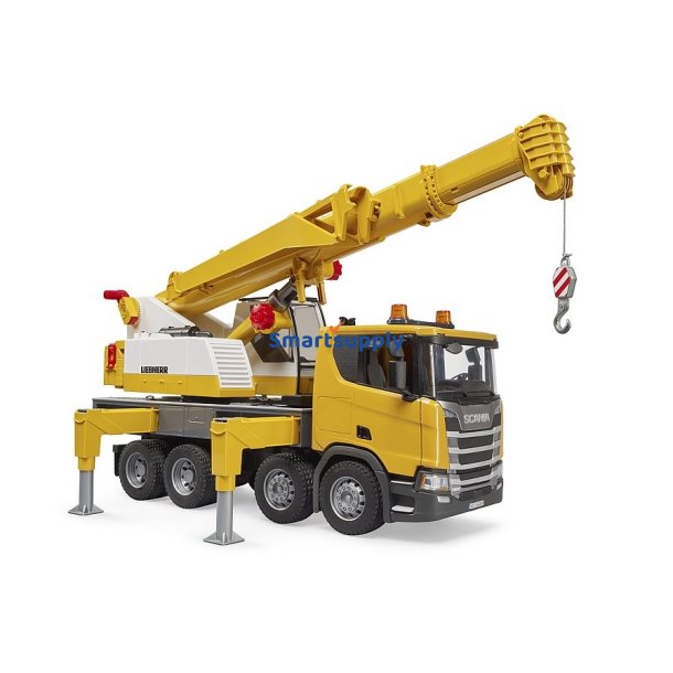 Lastbil Scania Super 560R med kran Liebherr
