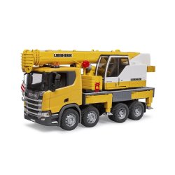 Lastbil Scania Super 560R med kran Liebherr