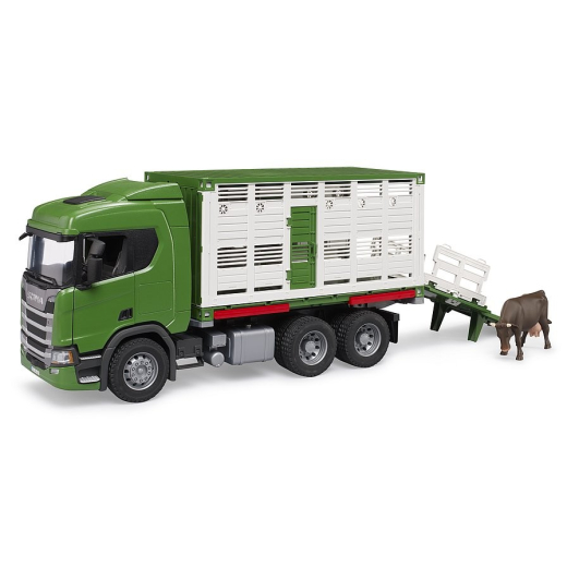 K�ret�j Scania Super 560R Container med en kv�gfigur