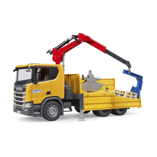 K�ret�j Scania Super 560R Truck med kran og paller