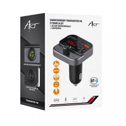 ART FM MP3 biltransmitter med BT, USB FM-84B