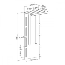 Kameraholder justerbar NanoRS RS463
