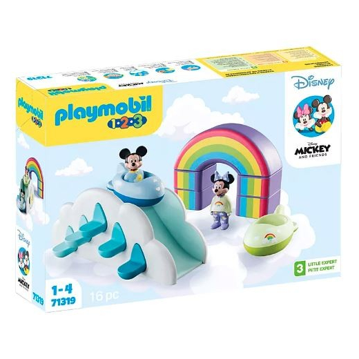 S�t med figurer 1.2.3 Disney 71319 Hus i skyerne Mickey og Minnie