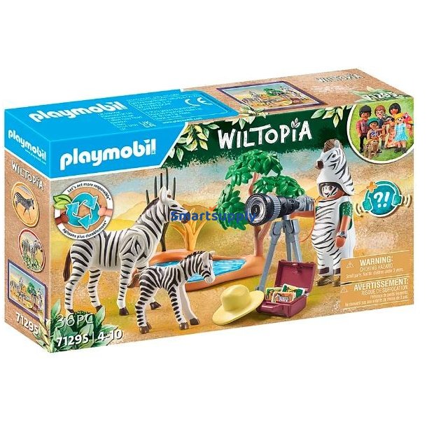 S�t med figurer Wiltopia 71295 Udflugt med dyrefotograf