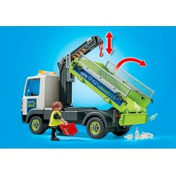 S�t med City Action figurer 71431 Lastbil med glasbeholdere