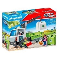 S�t med City Action figurer 71431 Lastbil med glasbeholdere