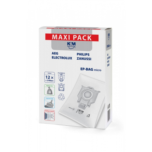 St�vsugerposer 12 + 2 EP-BAG micro MAXI PACK