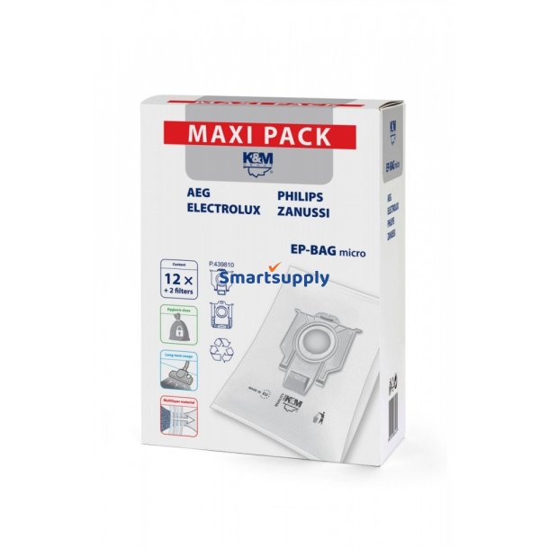 St�vsugerposer 12 + 2 EP-BAG micro MAXI PACK
