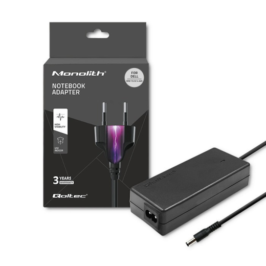 Str�mforsyning til Dell 90W | 19.5V | 4.62A | 4.5 * 3.0 + pin