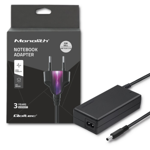Str�mforsyning til Dell 45W | 19.5V | 2.31A | 4.5 * 3.0 + pin