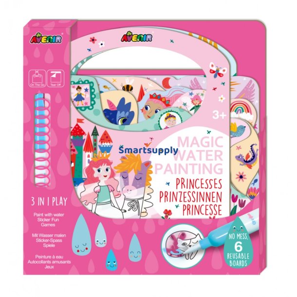 Magisk vandmaleri - Prinsesse