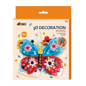 3D dekoration - Sommerfugl