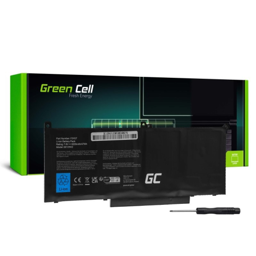 Notebook batteri F3YGT 7,6V 6200mAh til Dell Latitude 7280 7290 7380 7490
