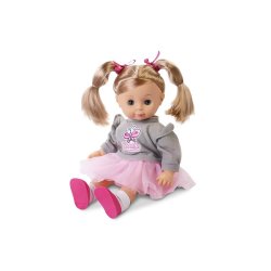 Natalia dukke i en gr� sweater, taler polsk, 39 cm