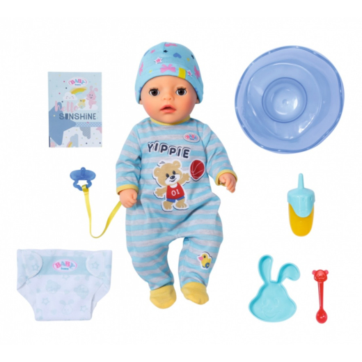Dukke BABY born Lille Dreng 36 cm