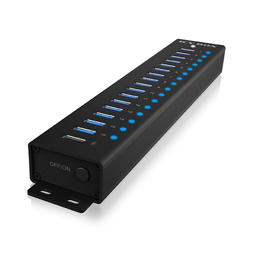 ICY BOX IB-HUB1717-U3 16+1 port USB HUB