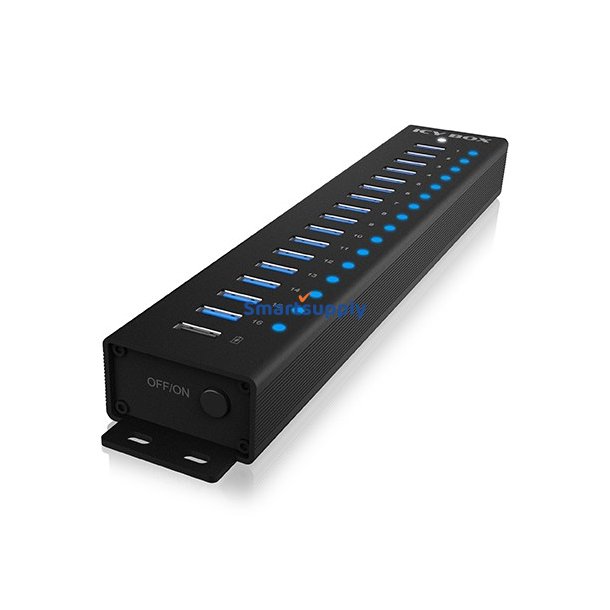 ICY BOX IB-HUB1717-U3 16+1 port USB HUB