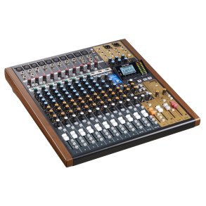 Tascam MODEL 16 audio mixer 16 kanaler 20 - 30000 Hz Sort, Guld, Tr
