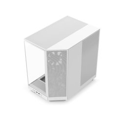 PC kabinet H6 Flow med vindue hvid