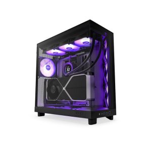 PC Case H6 Flow RGB med vindue sort