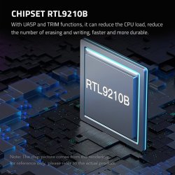 Kapsling til drev M.2 SATA, NVMe, USB C, 2TB