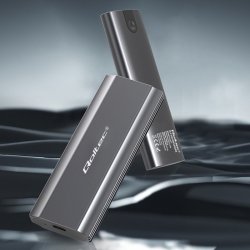 Kapsling til M.2 SSD, SATA, NVMe, USB C