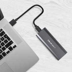 Kapsling til M.2 SSD, SATA, NVMe, USB C