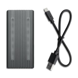 Kapsling til M.2 SSD, SATA, NVMe, RGB LE