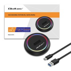 M.2 SSD docking station, SATA, NVMe, USB