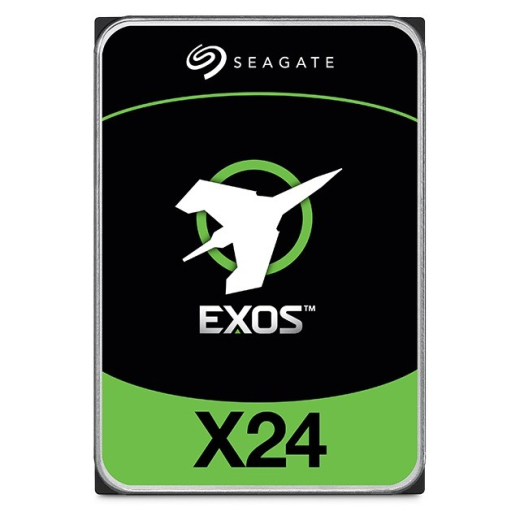 Exos X24 drev 24TB 4Kn SATA 3,5 inches