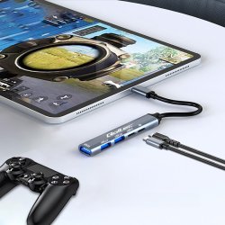 HUB adapter USB C 3.1 5i1, USB C PD, USB C