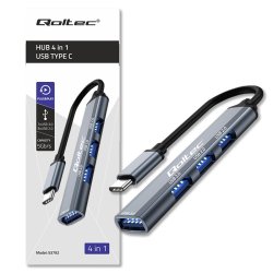 HUB adapter USB c 3.1 4in1, USB 3.0, 3x USB 2