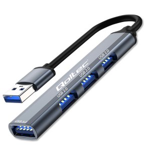 HUB adapter USB 3.0 4i1, USB 3.0, 3x USB 2