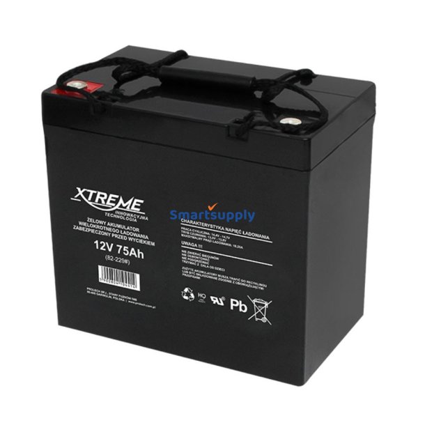 Gel batterie 12V 75Ah XTREME