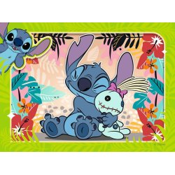 Puslespil 4in1 Disney Stitch