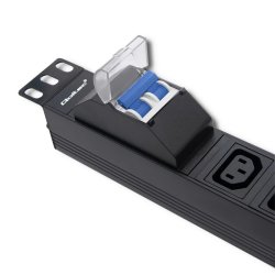 Str�mfordeler til RACK 19cali | sikring | 1U | 10A | PDU 8xIEC C13 | 2m