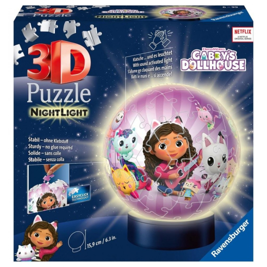 3D Puzzles Lys Kugle Gabbys DollHouse