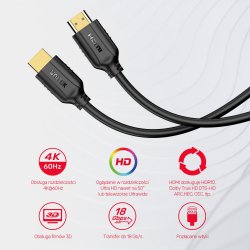 HDMI Kabel 2.0 4K 60Hz ;1,5m C11079BK-1.5M