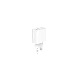 Power Delivery Oplader USB-A USB-C 20W Hvid