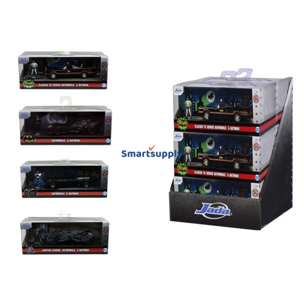 K�ret�j Batman Batmobile 1/32 med figur blanding