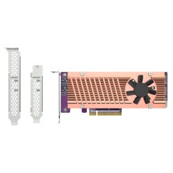 Udvidelseskort QM2-2P-384A Dual M.2 PCIe SSD