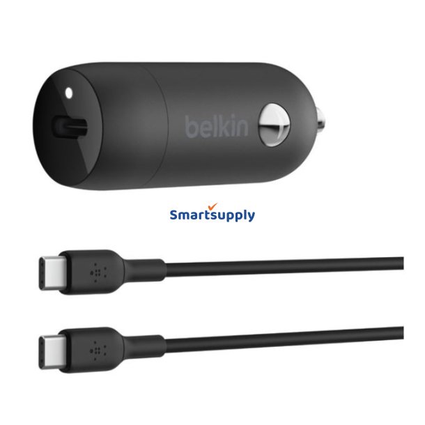 Biloplader 30W PD PPS + kabel usb-c