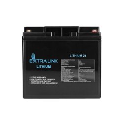 Batteri LiFePO4 24AH 12.8V BMS EX.30424