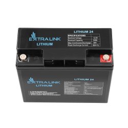 Batteri LiFePO4 24AH 12.8V BMS EX.30424
