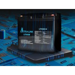 Batteri LiFePO4 24AH 12.8V BMS EX.30424