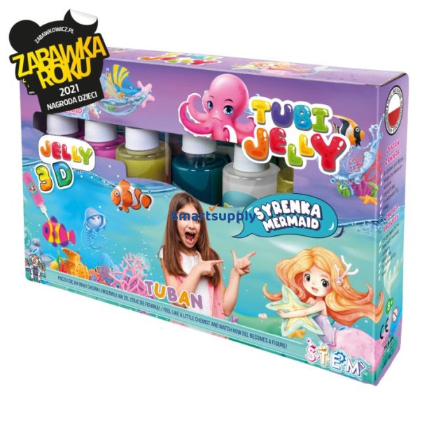 Tubi Jelly s�t 6 farver - Havfrue