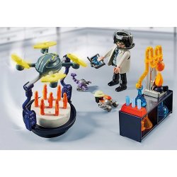 Forskere med robotter