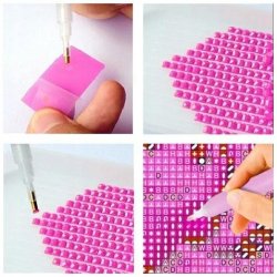 Diamant mosaik - R�d bil